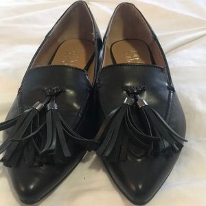 Franco Sarto black loafers